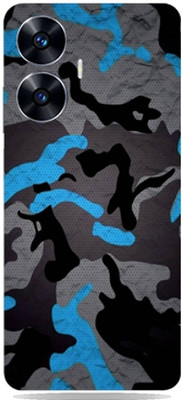 SkinoMania Vivo y27 Mobile Skin(Camo Blue Multicolor Mobile Skin)