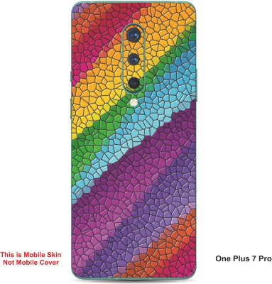 VYBE The Smart Choice One Plus 7 Pro Art Embossed Mobile Skin(Ebony Clay A1)