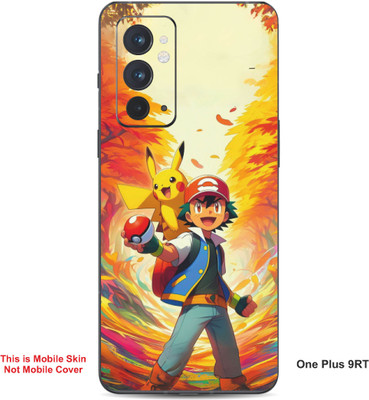 VYBE The Smart Choice One Plus 9RT Pokemon Embossed Mobile Skin(Oasis 22)
