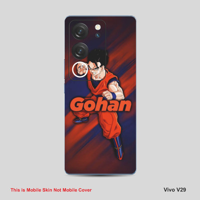 VYBE The Smart Choice Vivo V29 Gohan Mobile Skin Mobile Skin(Red Orange A2)