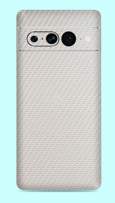 WeCre8 Skin's Google Pixel 7 Pro 5G Mobile Skin(White Carbon Fiber Mobile Skin)