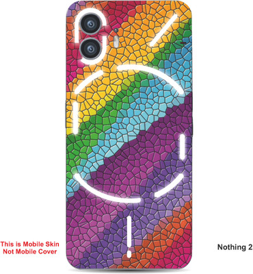 VYBE The Smart Choice Nothing 2 Art Embossed Mobile Skin(Ebony Clay 1)