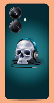 SkinoMania Realme 10 pro + 5g Mobile Skin(Multicolor Skull-Music)