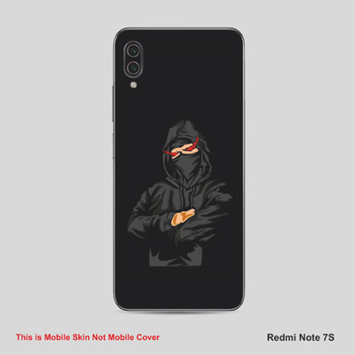 VYBE The Smart Choice Redmi Note 7 S Horror Mobile Skin Mobile Skin(Dune Black A24)