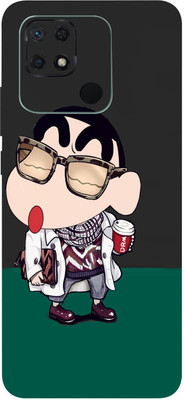TJ CREATION Redmi 10C, Redmi 10c Mobile Skin(Ultra Super Happy Shinchan Skin With High Matte Finish.)