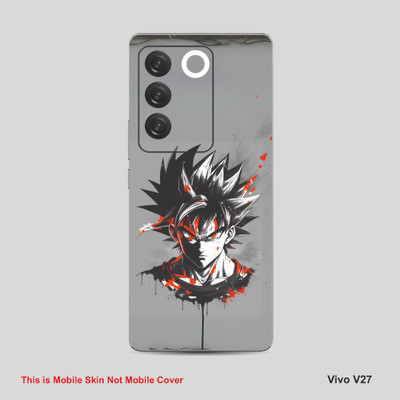 VYBE The Smart Choice Vivo V27 Goku Mobile Skin Mobile Skin(Dust Grey 08)