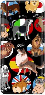 wrap craft Vivo V15 Mobile Skin(Multicolor)