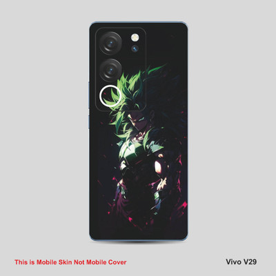 VYBE The Smart Choice Vivo V29 Goku Mobile Skin Mobile Skin(Olive Green A2)