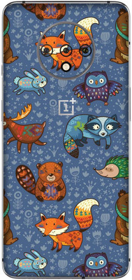 AMTHA AMTHA OnePlus 7T Mobile Skin(Multicolor)