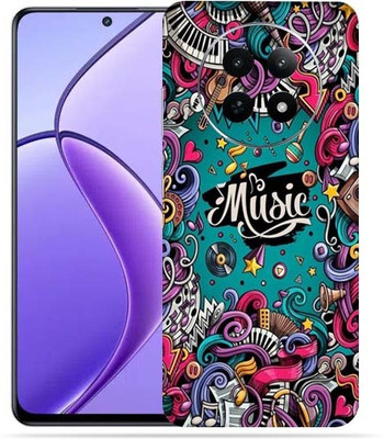 OggyBaba Realme 12X 5g Mobile Skin(Music Teddy)