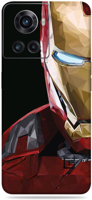 SkinoMania Oneplus 10R-5G Mobile Skin(Multicolor Angry Ironman)