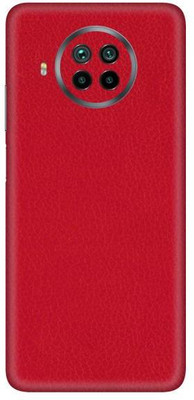 Vcare GadGets Mi 10 T Lite Mobile Skin(Red Leather)