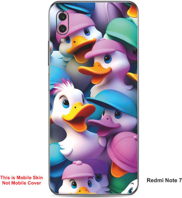 VYBE The Smart Choice Redmi Note 7 Duck Embossed Mobile Skin(Cadillac Pink 13)