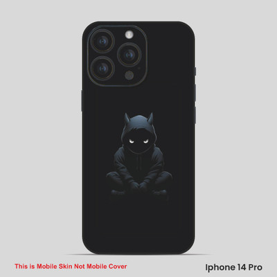 VYBE The Smart Choice iPhone 14 Pro Horror Mobile Skin(Carbon Grey, Black 7)