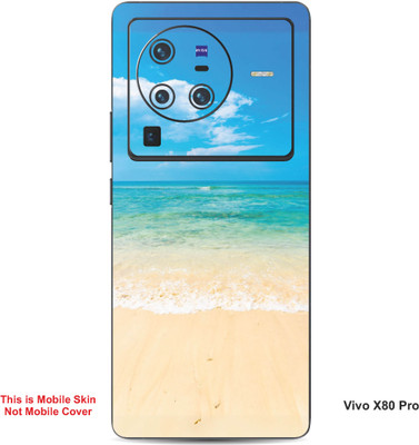 VYBE The Smart Choice Vivo X80 Pro Naturel Mobile Skin(Denim Blue, White 15)