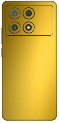 Vcare GadGets Metallic Gold Shining Poco X6 Pro 5G Mobile Skin(Gold)