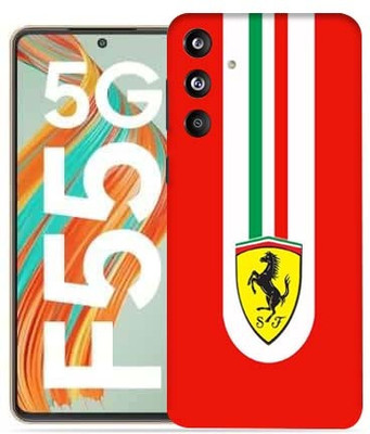 OggyBaba Samsung Galaxy F55 5g Mobile Skin(Red Ferrari)