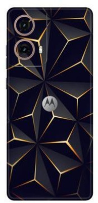 Vcare GadGets MOTOROLA G85 5G Mobile Skin(Black & Gold)