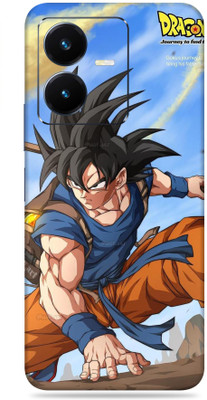 SkinoMania Vivo Y22 Mobile Skin(Multicolor Dragon-Goku)