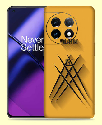 WeCre8 Skin's Oneplus 11 5G Mobile Skin(Wolverine Sign Multicolor Black Mobile Skin)
