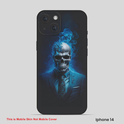 VYBE The Smart Choice iPhone 14 Horror Mobile Skin(Black,Blue 6)