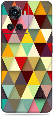 SkinoMania Oneplus 10R-5G Mobile Skin(Multicolor Triangle)