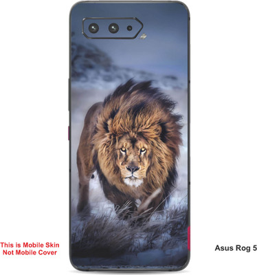 VYBE The Smart Choice Asus Rog 5 Lion Embossed Mobile Skin(Judge Grey 4)