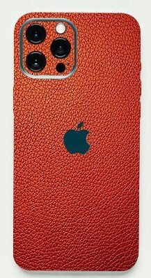 BugguSkin Apple iPhone 14 Pro Max Mobile Skin(Ultra Super Red Leather Skin With High Matte Finish.)