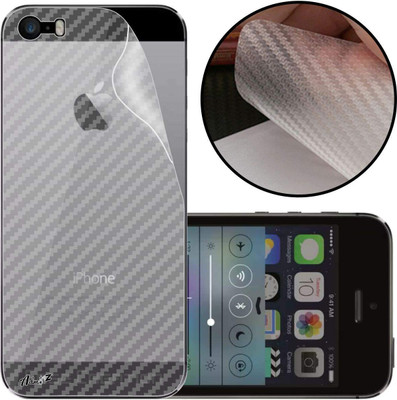 Sharp beak [Pack of 2] Back Transparent Screen Guard Sticker For IPHONE 5S Mobile Skin(White)