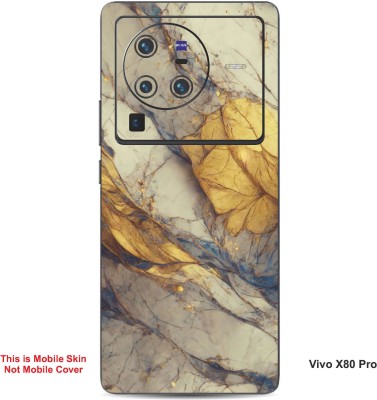 VYBE The Smart Choice Vivo X80 Pro Abstract Embossed Mobile Skin(Vanilla 15)