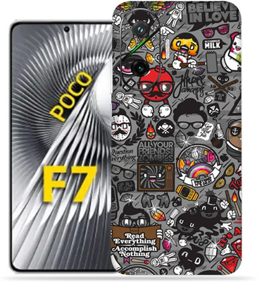 OggyBaba OggyBaba Poco F7 5g Mobile Skin(Yellow Matte)