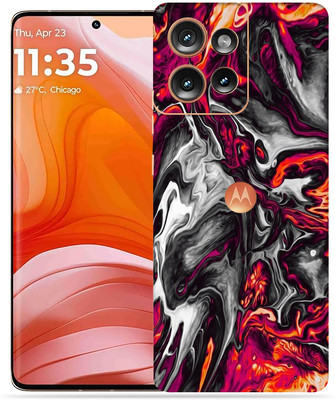 OggyBaba Moto Edge 50 Mobile Skin(Colorful Lava)