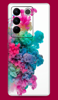 SkinoMania Vivo V27 Pro 5G Mobile Skin(Multicolor Colorsplash)