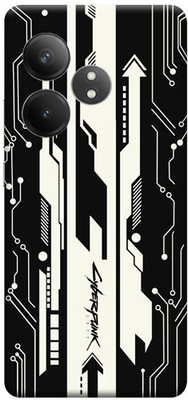 WeCre8 Skin's Realme GT 6T 5G Mobile Skin(B & W Cyber Multicolor Mobile Skin)