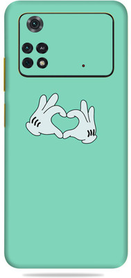 Gizmo Wraps Xiaomi Poco M4 Pro 4g, Little Heart Mobile Skin(Multicolor)