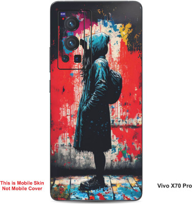 VYBE The Smart Choice Vivo X70 Pro Art Embossed Mobile Skin(Gravel 13)