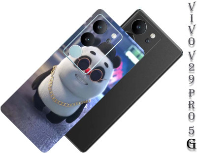 TJ CREATION VIVO V29 PRO 5G, VIVO V29 PRO 5G, VIVO V29 PRO 5G Mobile Skin(Ultra Super happy pandaaSkin With High Matte Finish.)