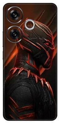 Vcare GadGets Poco F6 (5G) Mobile Skin(Orange & Black)