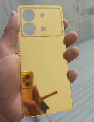 MOBIZONE POCO X6 NEO 5G GOLD MIRROR BACK PANNEL Mobile Skin(Gold)