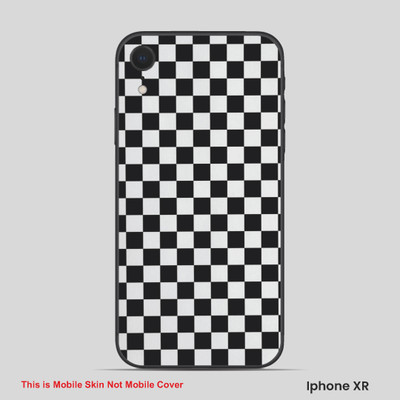 VYBE The Smart Choice iPhone XR Pattern Mobile Skin(White Black 3)