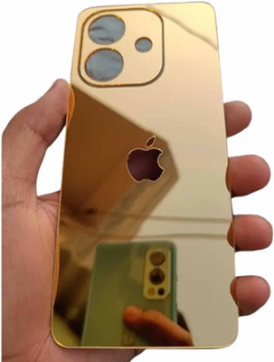 Mokteck OPPO A3X 4G Gold Mirror Finish Back Panel Mobile Skin(Gold)