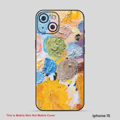 VYBE The Smart Choice iPhone 15 ART Mobile Skin(Multi color SKI I10)