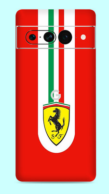 WeCre8 Skin's Google Pixel 7 Pro 5G Mobile Skin(Red Ferrari Multicolor Mobile Skin)