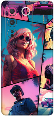 wrap craft VIVO V27 PRO 5G Premium Vinyl Mobile Skin(Multicolor)