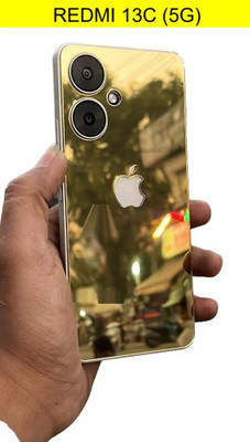 MOKPLZ REDMI 13C 5G, POCO M6 5G, GOLD APPLE BACK PANEL Mobile Skin(Gold)