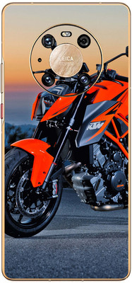 FCS Huawei Mate 40 Printed Back skin Mobile Skin(Bike)