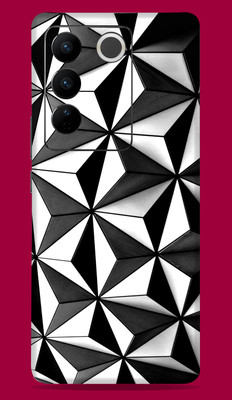 SkinoMania Vivo V27 Pro 5G Mobile Skin(Multicolor diamond shaped)