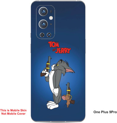 VYBE The Smart Choice One Plus 9 Pro Tom & Jerry Embossed Mobile Skin(Fun Blue 20)