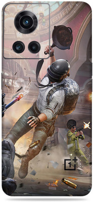 WeCre8 Skin's Oneplus 10R 5G Mobile Skin(Pubg Pan Fight Multicolor Mobile Skin With Cleaning Wipe)