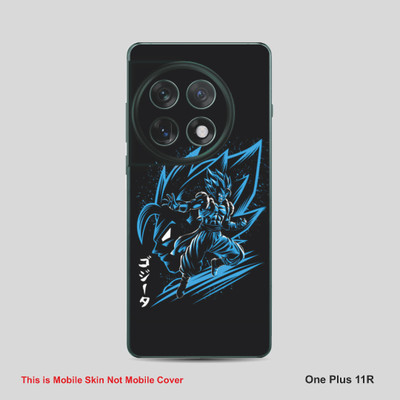 VYBE The Smart Choice One Plus 11R Goku Mobile Skin Mobile Skin(Dark Blue B5)